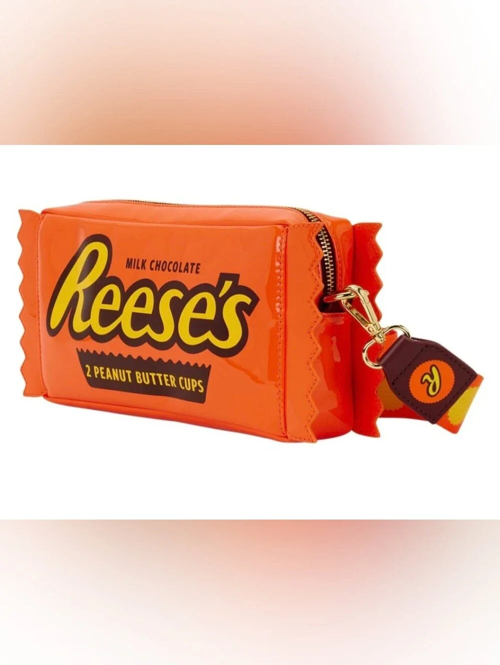 Loungefly Reese's Peanut Butter Cups Crossbody Bag with Coin Bag Purse Nwt